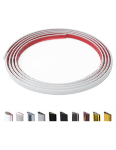 Moldura Autoadhesiva JSIWOTH 2.99 m Blanca Pintable Flexible