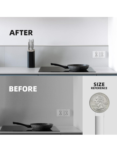 Moldura Autoadhesiva JSIWOTH 2.99 m Blanca Pintable Flexible