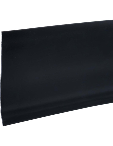 Base de Pared de Vinilo M-D 4x60 Pies Autoadhesiva Negra