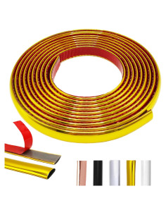 Moldura Autoadhesiva Dorada Faoaatin 3.05m para Pared y Techo