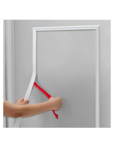 Panel de Moldura de Riel de Silla Autoadhesivo Hungbak 3m Blanco