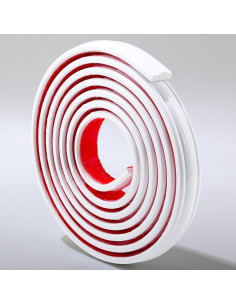 Panel de Moldura de Riel de Silla Autoadhesivo Hungbak 3m Blanco 2