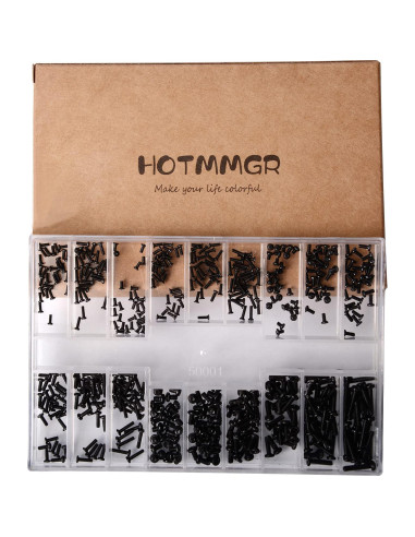 Kit de Tornillos Pequeños M1.2 M1.4 M2.0 500 Piezas HOTMMGR