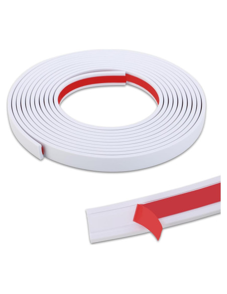 Moldura autoadhesiva Soengsau 3.05m PVC blanco para azulejos