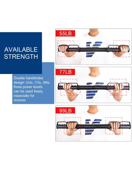 Barra Twister INNOLIFE Ajustable 25-45 kg para Ejercicio