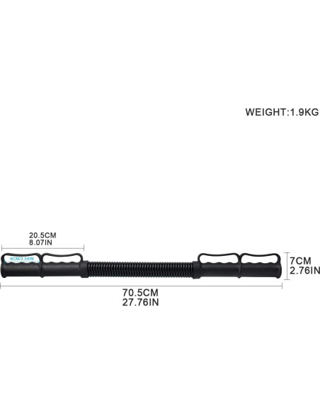 Barra Twister INNOLIFE Ajustable 25-45 kg para Ejercicio