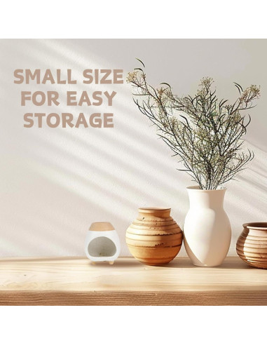 Soporte para Palo Santo Cerámica Hecho a Mano 9.4x8.4 cm