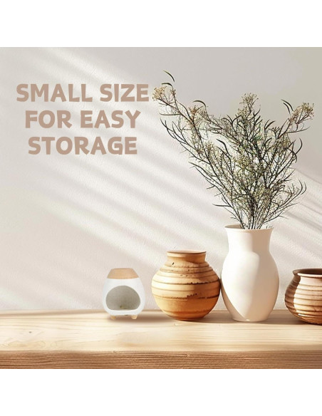 Soporte para Palo Santo Cerámica Hecho a Mano 9.4x8.4 cm