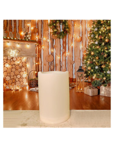 Vela LED Grande Impermeable 4x6" Jingtech con Temporizador