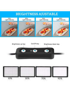 Luz LED Continua Ci-Fotto 2-Pack con Trípodes y Filtros 2