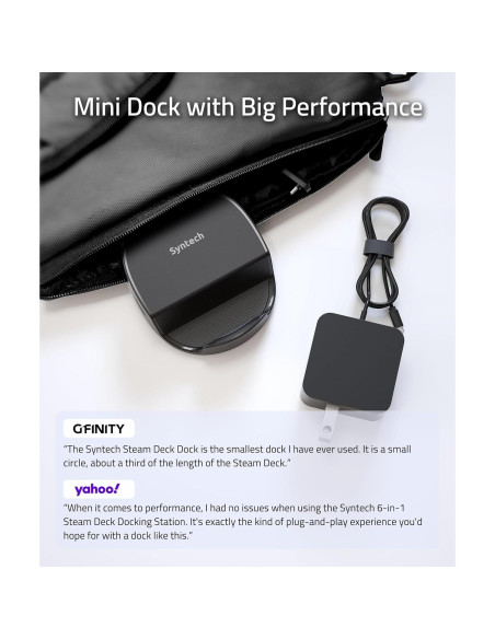 Base Mini Syntech 6-en-1 para Steam Deck y ROG Ally