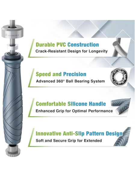 Cuerda de Salto Sin Cable BURNCALO con Peso - Fitness y Ejercicio