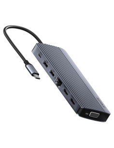 Hub USB-C Anker 14 en 1 Triple Pantalla 4K 100W