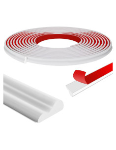 Moldura de Decoración de Pared Autoadhesiva moonoom 20 pies