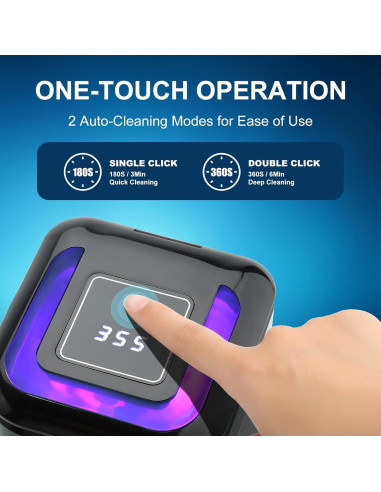 Limpiadora Ultrasónica Dental DL-370 180ML 42kHz Portátil