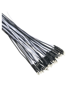 30 Luces LED Blancas Pre Cableadas 1.8mm DC 12V EDGELEC