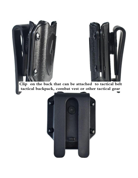 Funda de Cuchillo Plegable JFFCESTORE Nylon Negro EDC