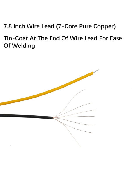 30 Luces LED Blancas Pre Cableadas 1.8mm DC 12V EDGELEC