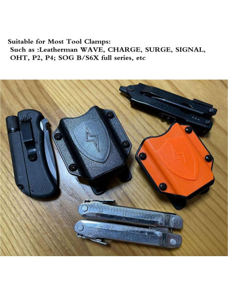 Funda de Cuchillo Plegable JFFCESTORE Nylon Negro EDC