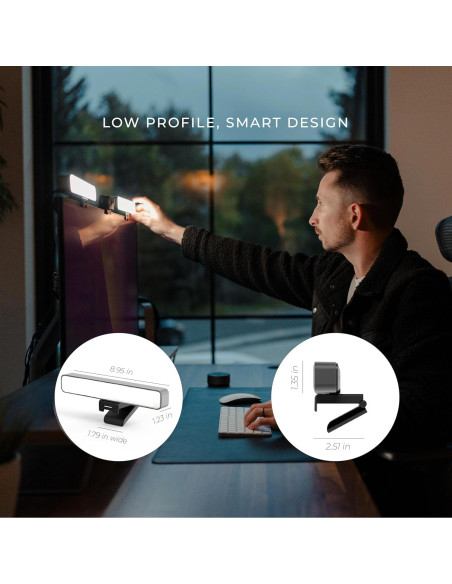 Iluminación Doble HumanCentric para Videoconferencias LED