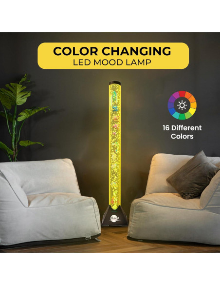 Lámpara de Piso Brewish 4FT LED Sensorial Acuario Falso