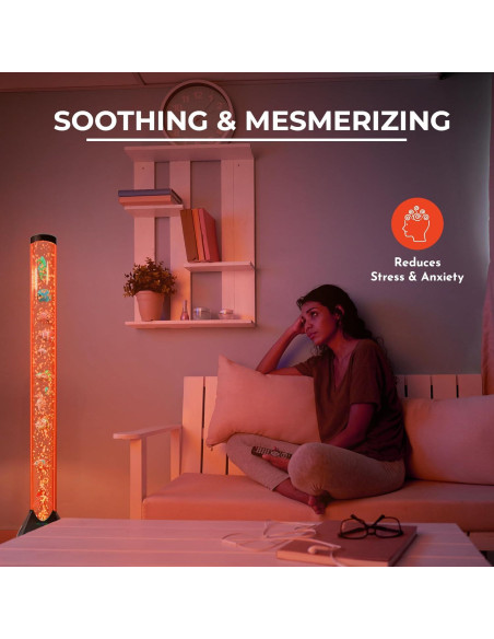 Lámpara de Piso Brewish 4FT LED Sensorial Acuario Falso