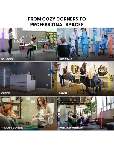 Lámpara de Piso Brewish 4FT LED Sensorial Acuario Falso