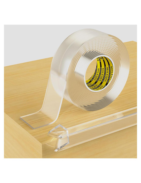 Cinta Protectora de Bordes MILEQEE 3cm x 3m Transparente