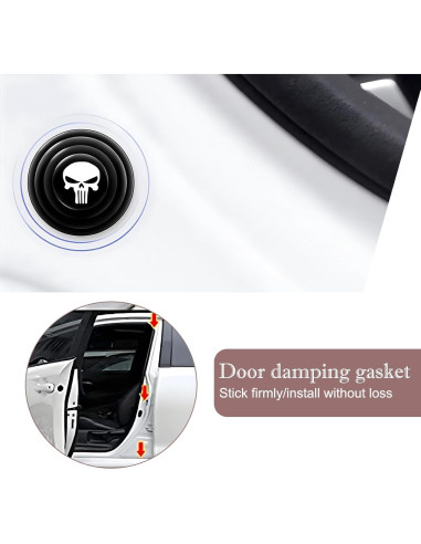 8 Almohadillas Absorbentes de Choque para Puertas de Coche Awlbed