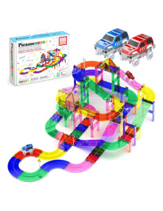 Set de Construcción de Pistas Magnéticas 100 Piezas PicassoTiles