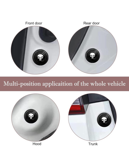 8 Almohadillas Absorbentes de Choque para Puertas de Coche Awlbed