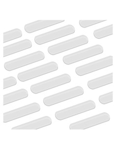 Topes de Vidrio GINOYA 16pcs Silicona Adhesiva 50mm