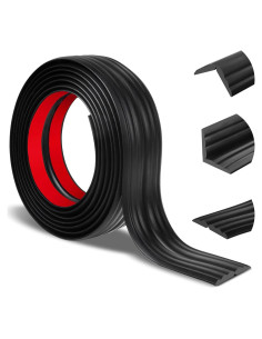 Protector de Esquinas de Pared Heonay 2 cm x 3 m Negro