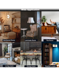 Protectores de Suelo para Patas de Sillas Furnigear 24 Unidades 2