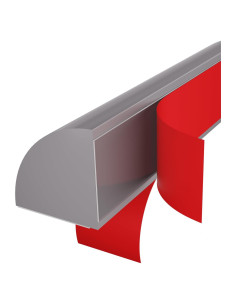 Moldura Flexible Autoadhesiva Risunpet 149.86 cm Gris