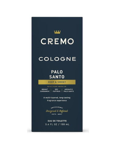 Colonia para Hombres Cremo Palo Santo 100 ml - Fragancia Fina
