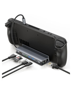 Dock y Soporte Multiport USB C CableCreation 7 en 1 para Steam Deck