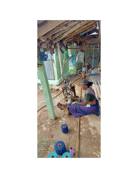 Alfombrilla de Yoga Orgánica Live Well 360 - 198x68.6cm Azul