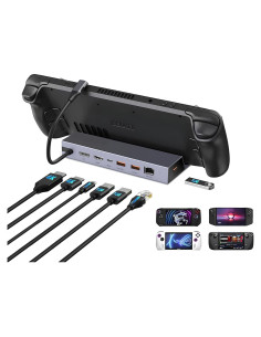 Dock 7-en-1 IAVKYU para Steam Deck y ROG Ally 4K 60Hz