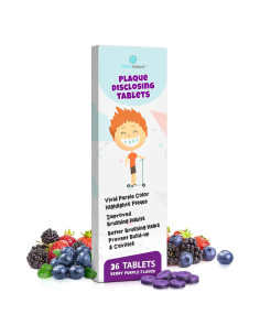 Tabletas Disclosing Dentales Fresh Knight 28.35g para Niños y Adultos