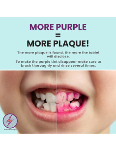 Tabletas Disclosing Dentales Fresh Knight 28.35g para Niños y Adultos 2