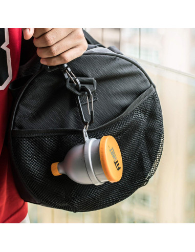 Embudo de Suplemento FitShot 120ml 2 en 1 con Pastillero