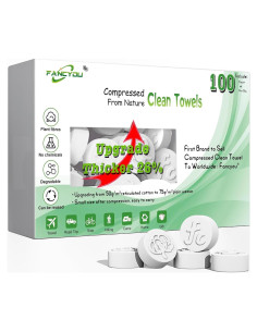 Toallas Faciales Desechables Fancyou 100 Pcs Biodegradables