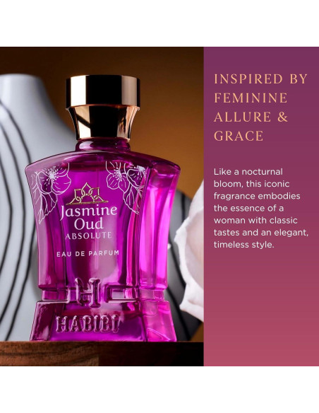 Perfume H HABIBI Absoluto de Oud de Jazmín 70 ml - Eau de Parfum Mujer Perfume H HABIBI Absoluto de Oud de Jazmín 70 ml - Eau de Parfum Mujer
