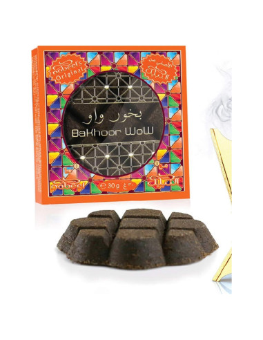 Incienso Bakhoor Wow Nabeel Sólido Unisex 30 g Aroma Floral