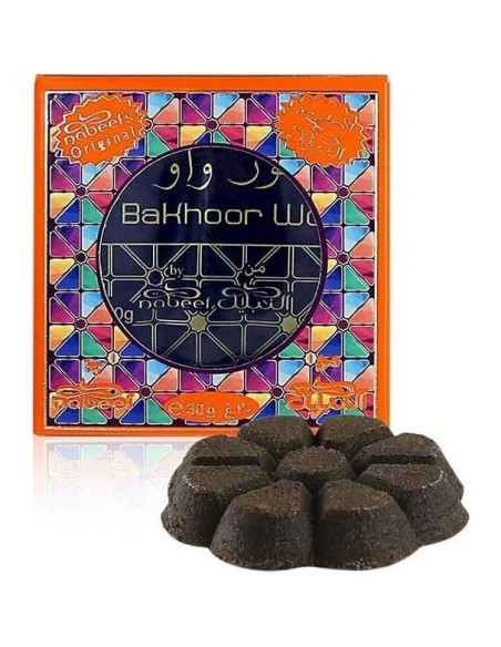 Incienso Bakhoor Wow Nabeel Sólido Unisex 30 g Aroma Floral
