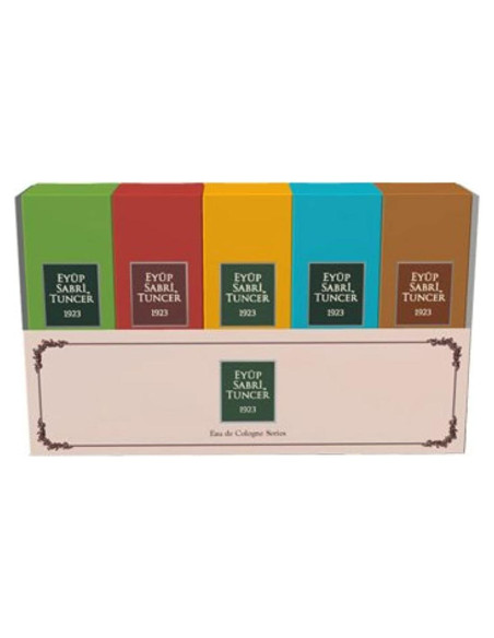 Agua de Colonia Eyup Sabri Tuncer 16 ml - Juego de 5 Botellas