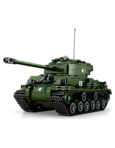 Kit de Bloques de Construcción Tanque M4A3E8 MISINI 836 Pcs