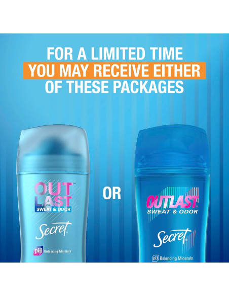 Desodorante Antitranspirante Secret Outlast Mujeres 73.93 g Sin Fragancia Desodorante Antitranspirante Secret Outlast Mujeres 73.93 g Sin Fragancia
