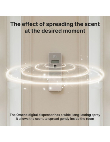Dispensador Automático de Fragancia Orsene Gris - Programable